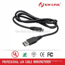 CE / ROHS / UL Aprobación USB A A Mini B 5Pin Sync Cable de carga para MP3 MP4 Cámara digital de teléfono celular
